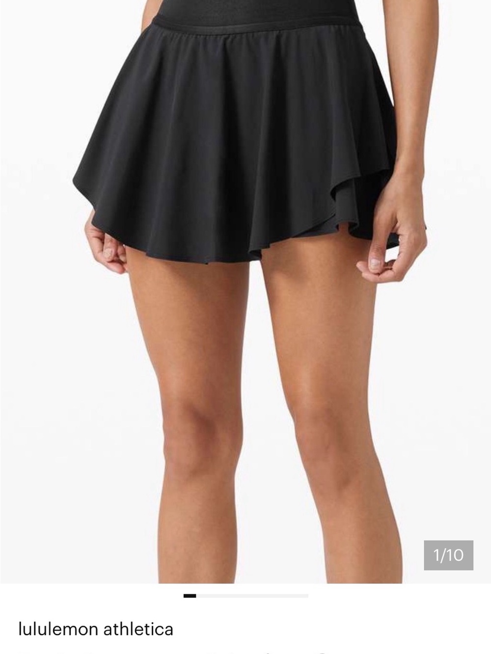 Lululemon Athletica Women’s Black Court Rival Skort